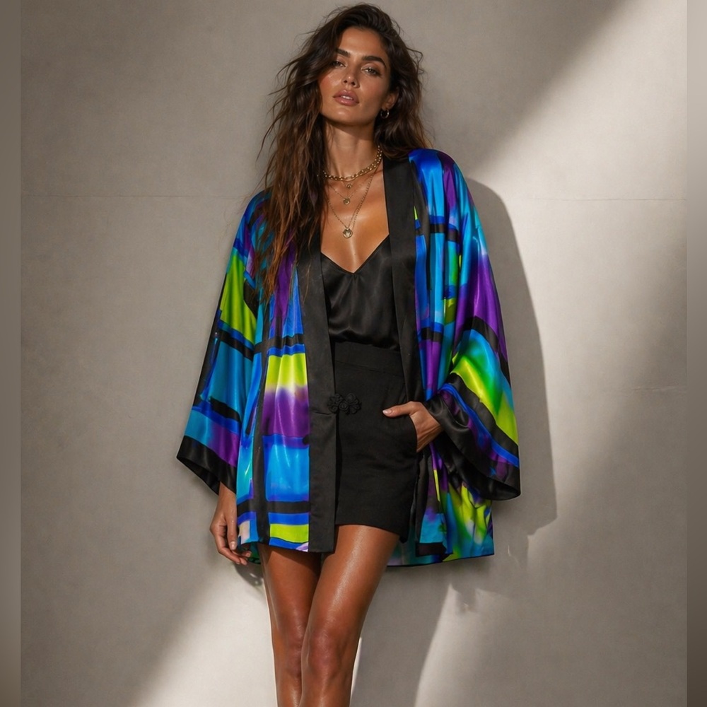 Simply Silk Kimono Top